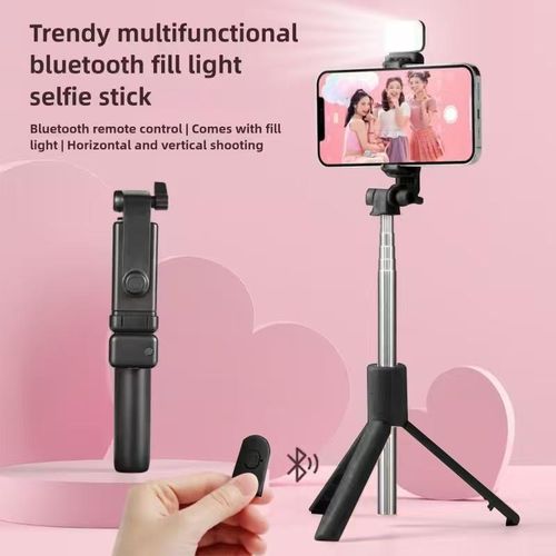 Kingnote Multifunctional Extended Wireless Bluetooth selfie stick R1S PLUS Tripod + Fill Light +Shutter Remote 100 CM length Item | Buy Kingnote Multifunctional Extended Wireless Bluetooth selfie stick R1S PLUS Tripod + Fill Light +Shutter Remote 100 CM length | SPOP Enterprise Global